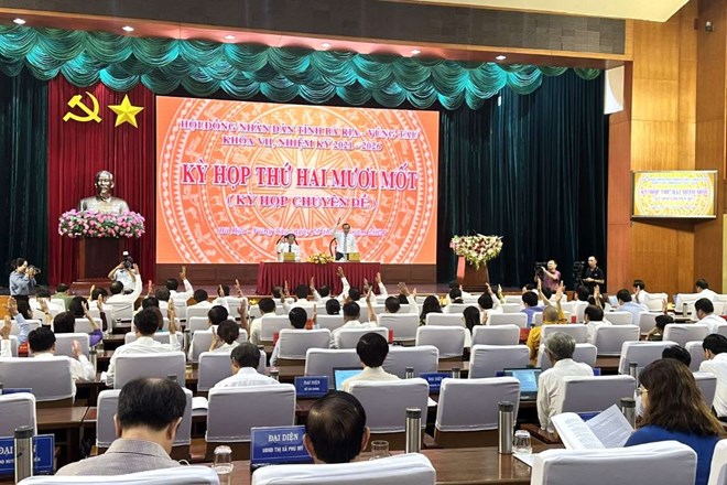 Quyết định thành lập Thành Phố Phú Mỹ được thông qua