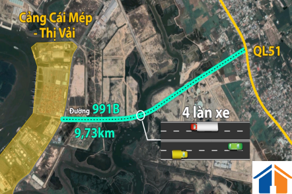 Đường 991B được đầu tư kĩ lưỡng