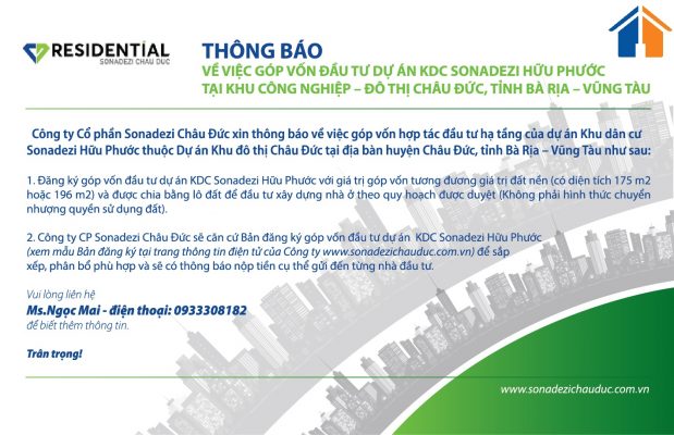 Dự án Sonadezi Hữu Phước thu hút sự đầu tư lớn