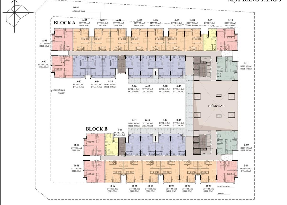 Mặt bằng tầng 3