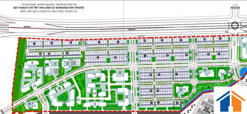 Sơ đồ phân bố Sonadezi Hữu Phước
