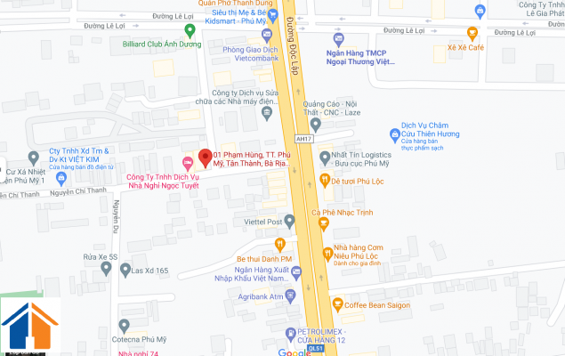 Vị trí văn phòng công chứng Phú Mỹ