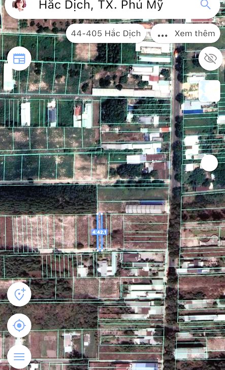 Đất mặt tiền đường Hắc Dịch Tóc Tiên