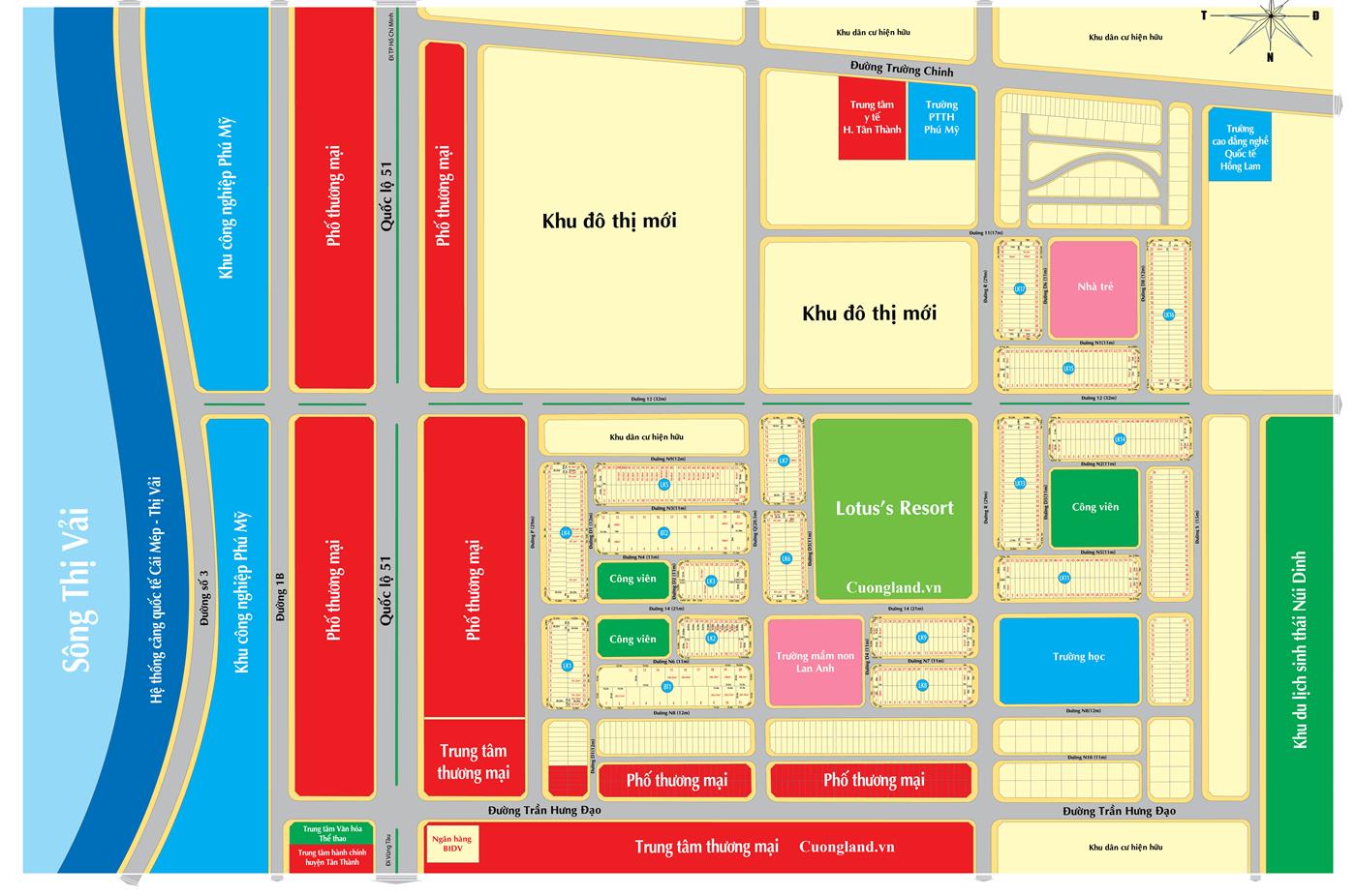 Mặt bằng chi tiết dự án ATA Phú Mỹ