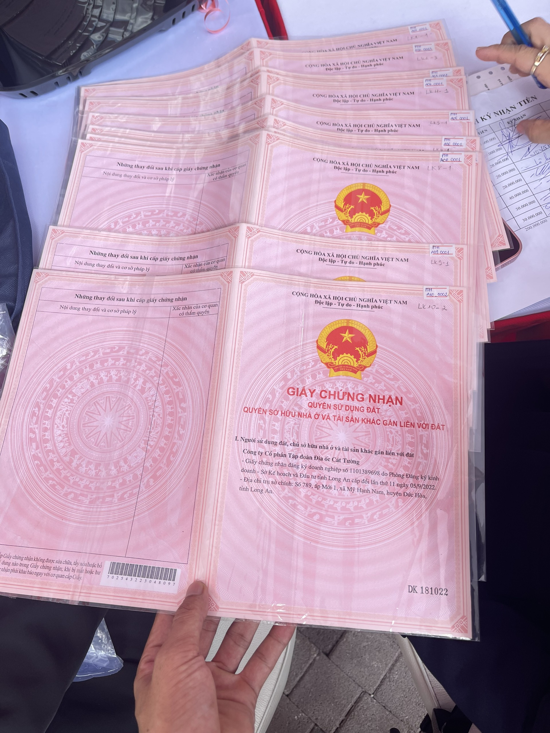 Sổ đỏ Cát Tường Park House