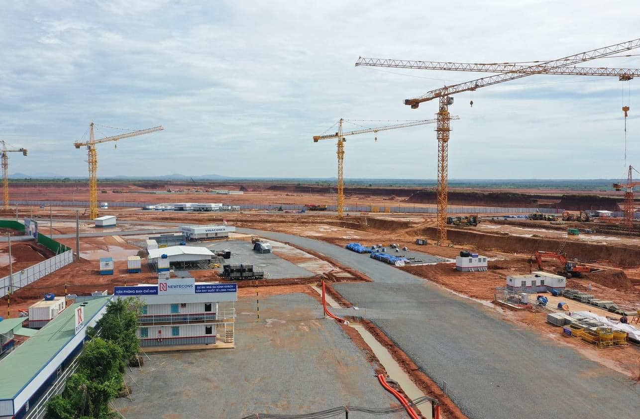 Tiến độ sân bay Long Thành