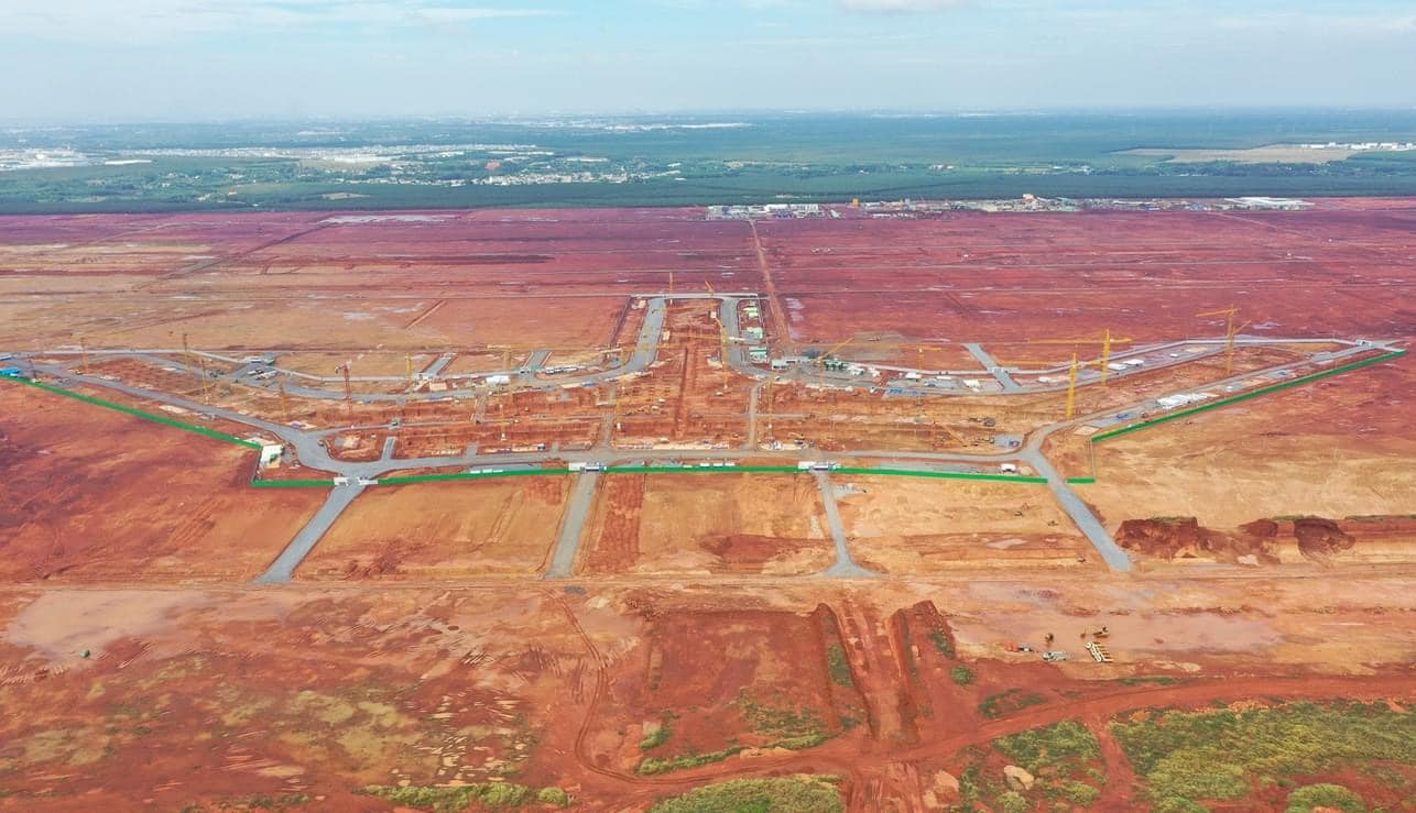 Tiến độ sân bay Long Thành