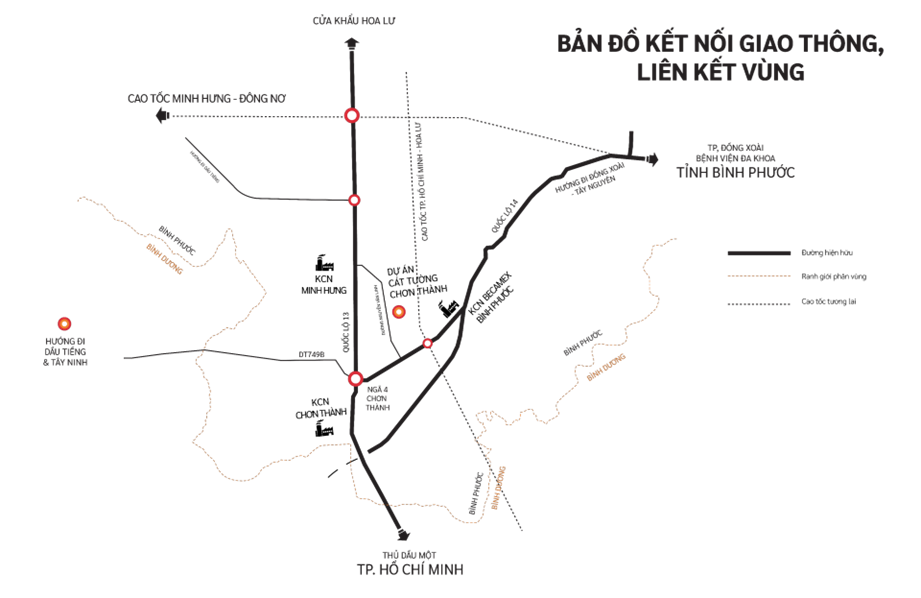 Vị trí dự án Cát Tường Park House