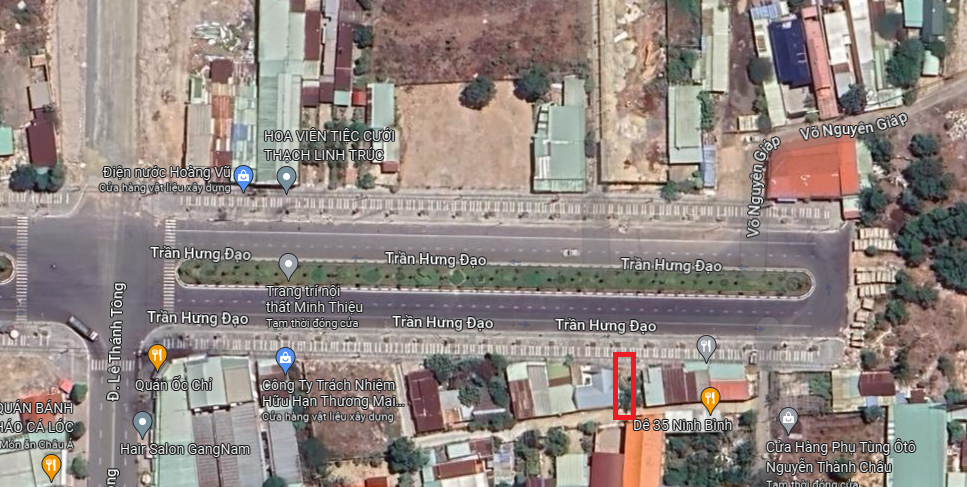 Đất mặt tiền đường Trần Hưng Đạo Phú Mỹ