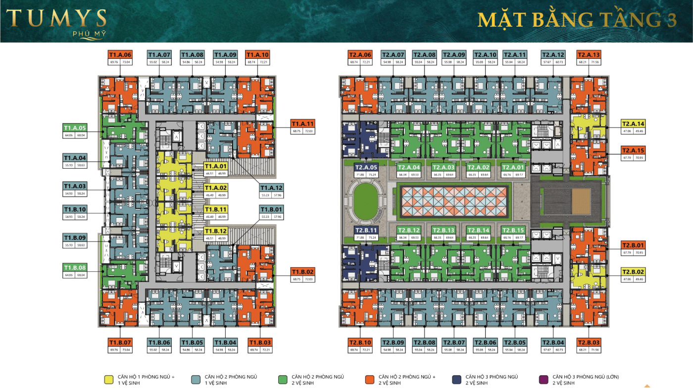 Mặt bằng tầng 3