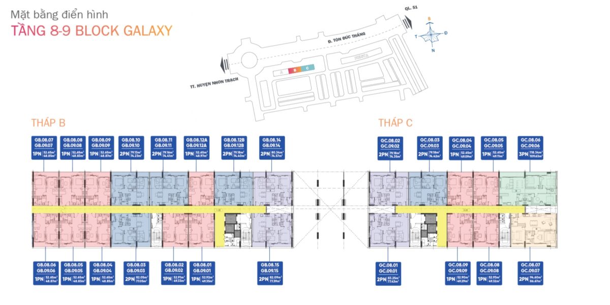 Mặt bằng Fiato Airport City Nhơn Trạch