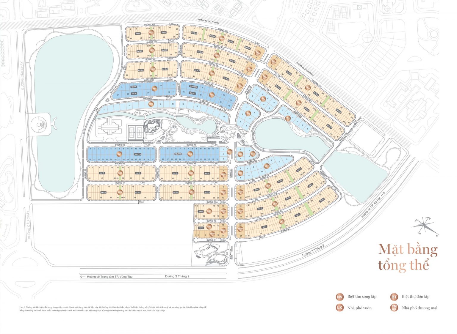 Mặt bằng nhà phố Lavida Vũng Tàu