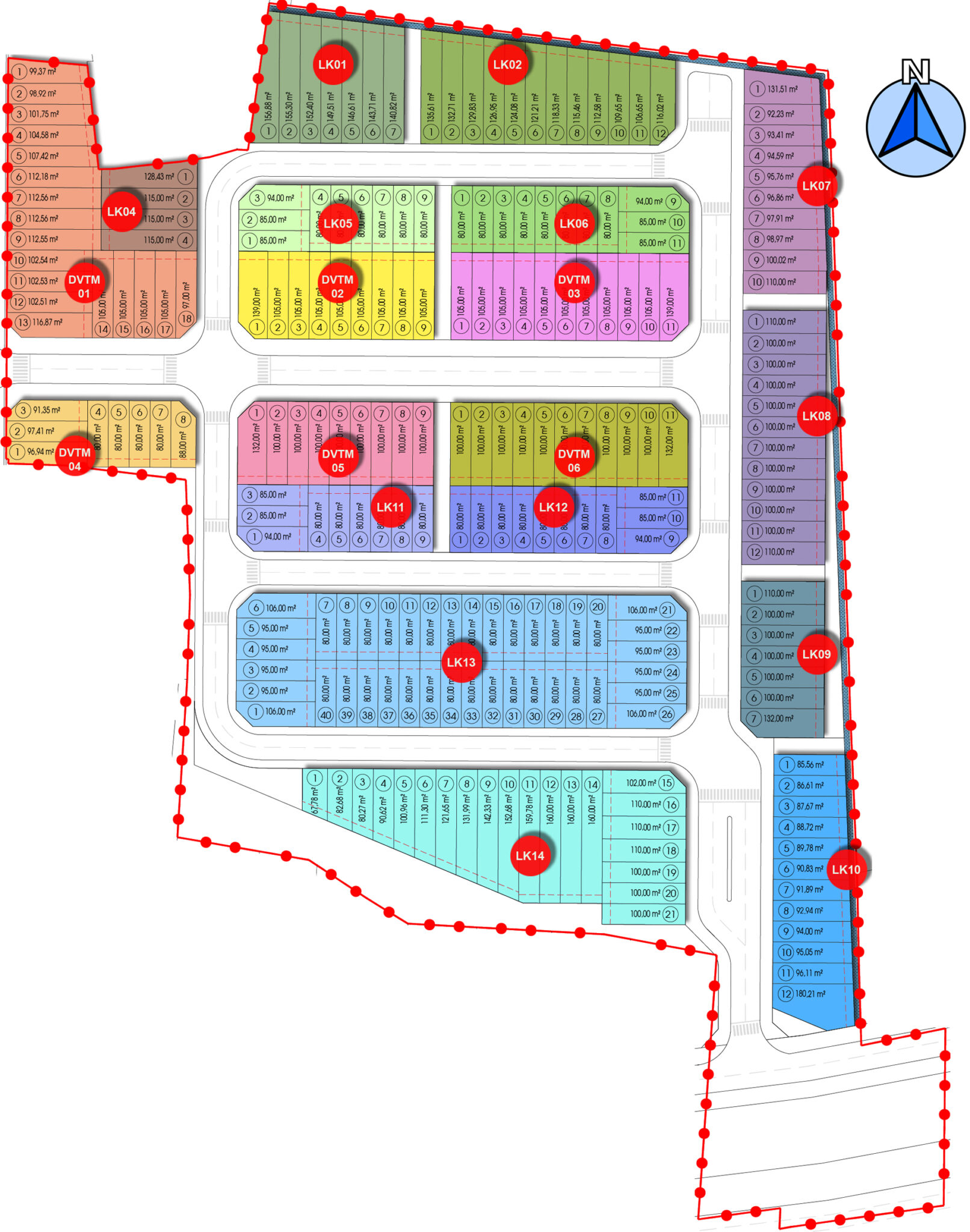 Mặt bằng Galaxy Boulevard