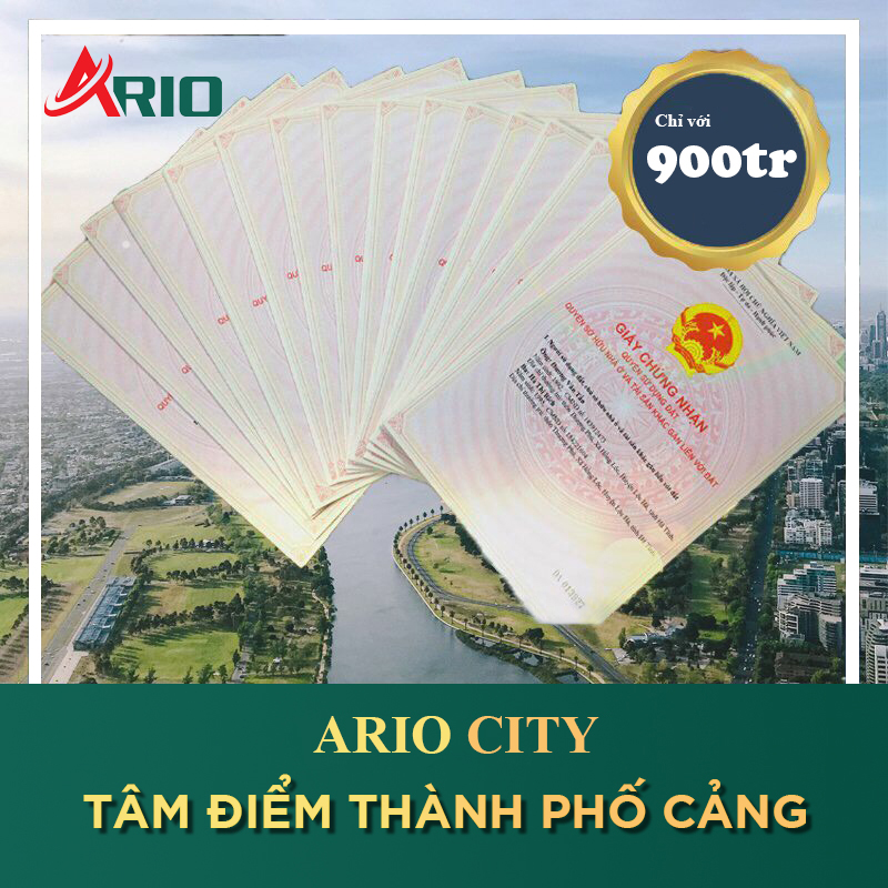 Pháp lý dự án  Ario City Phú Mỹ