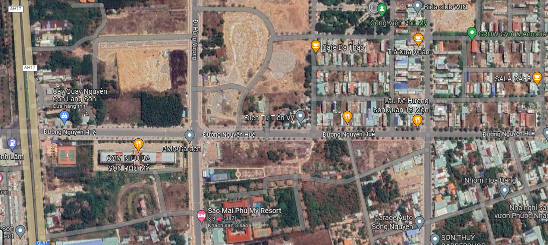 Đường Nguyễn Huệ Phú Mỹ