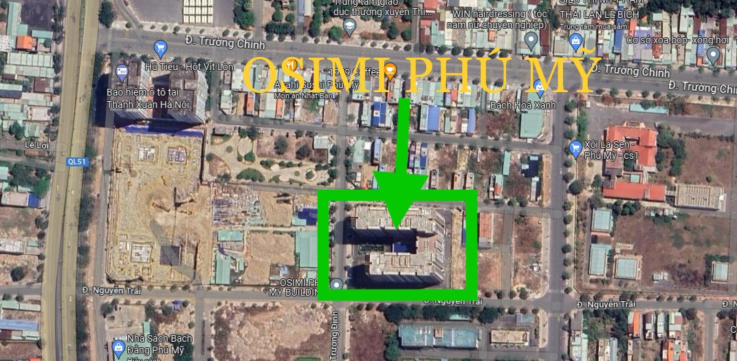 Vị trí dự án Osimi Phú Mỹ