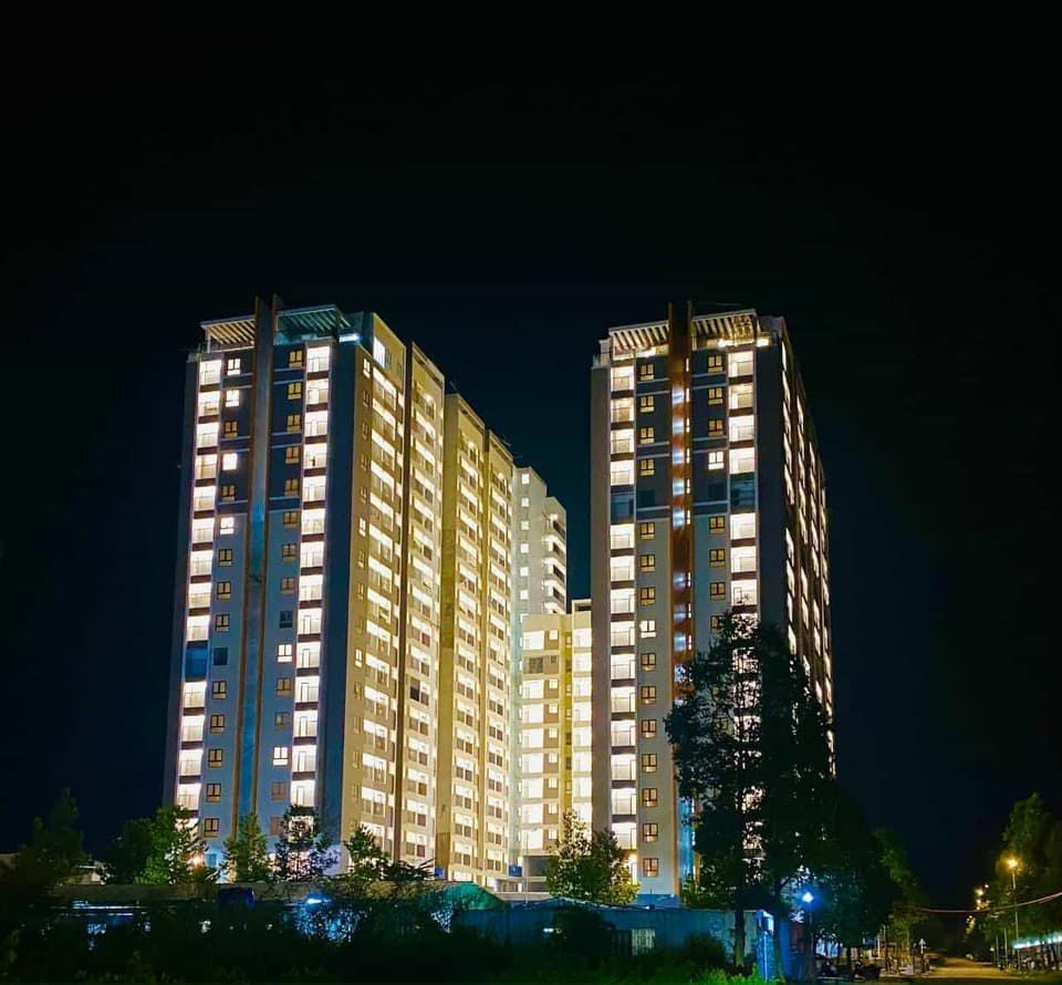 Hình ảnh chung cư Osimi Phú Mỹ về đêm