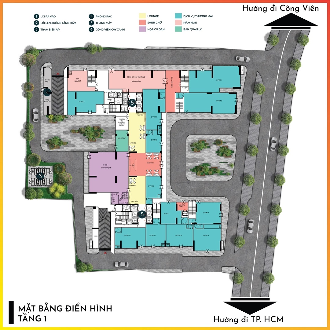 Mặt bằng AT Sky Garden