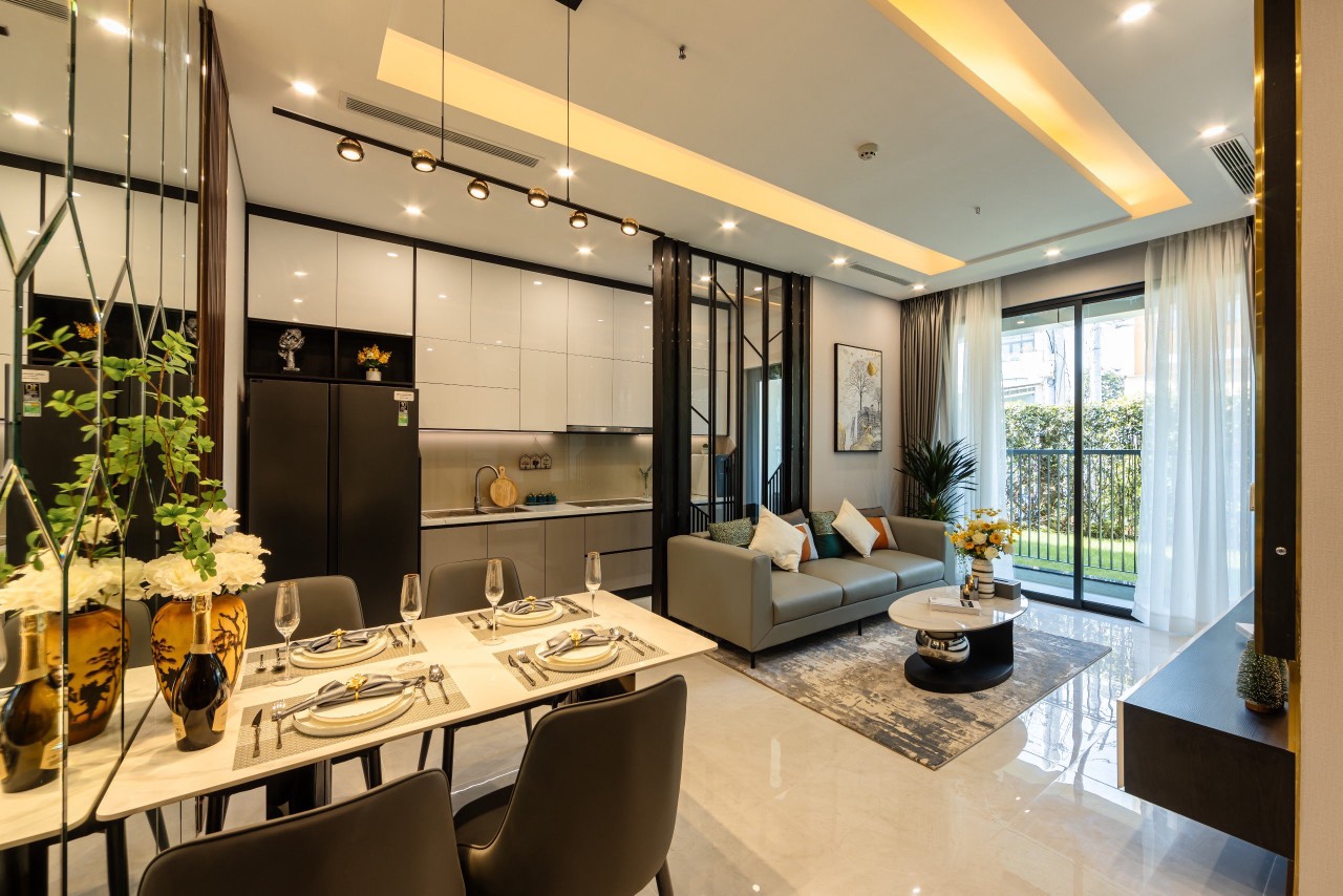 Nhà mẫu A&T Sky Garden 2 PN