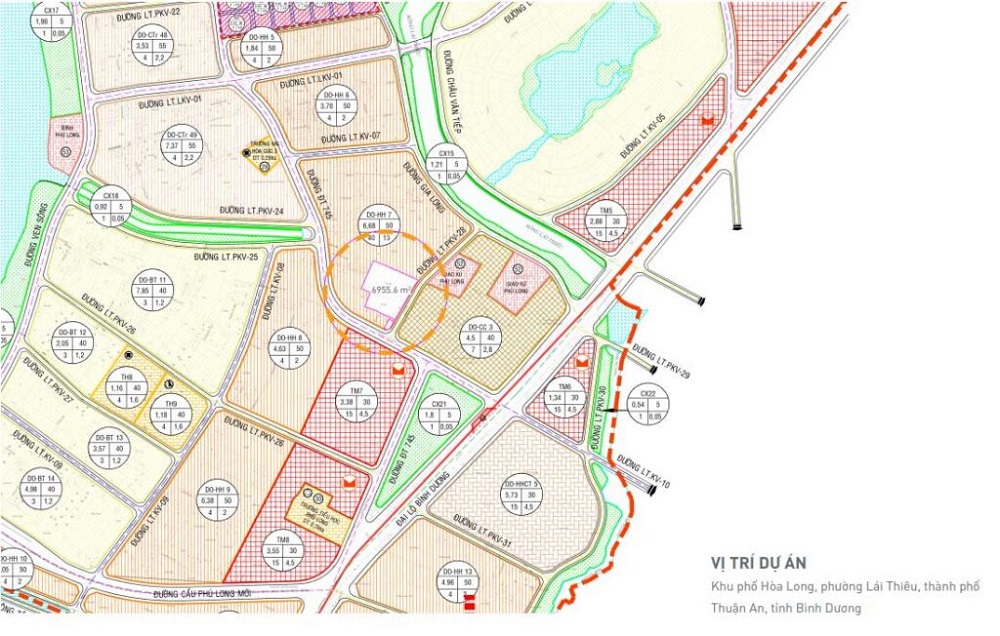 Vị trí dự án A&T Sky Garden