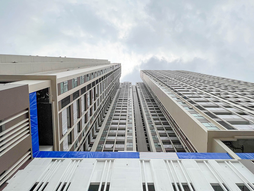 Hình ảnh tiến độ căn hộ Opal Skyline