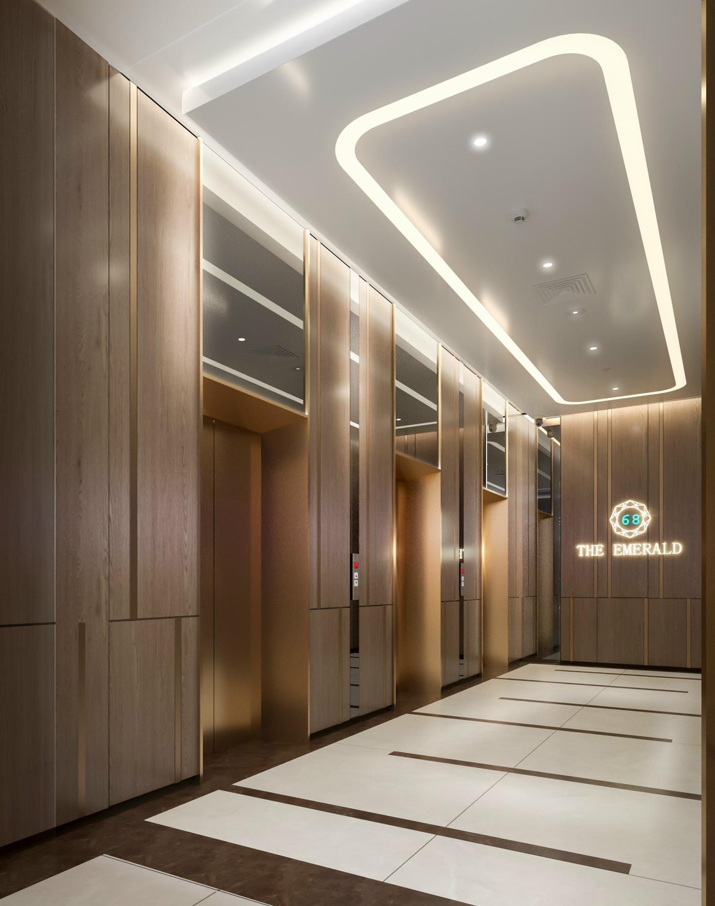 Thang máy căn hộ The Emerald 68
