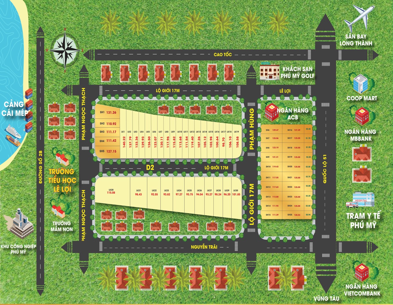 Mặt bằng dự án Ario City