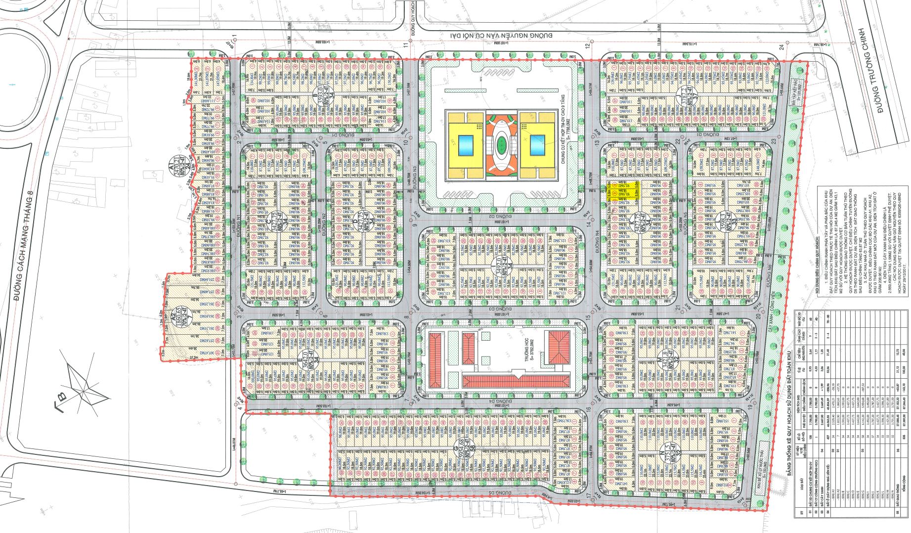 Mặt bằng phân lô Barya Citi