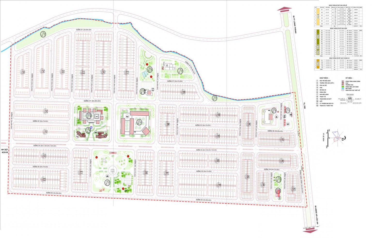 Mặt bằng dự án D2D Long Thành