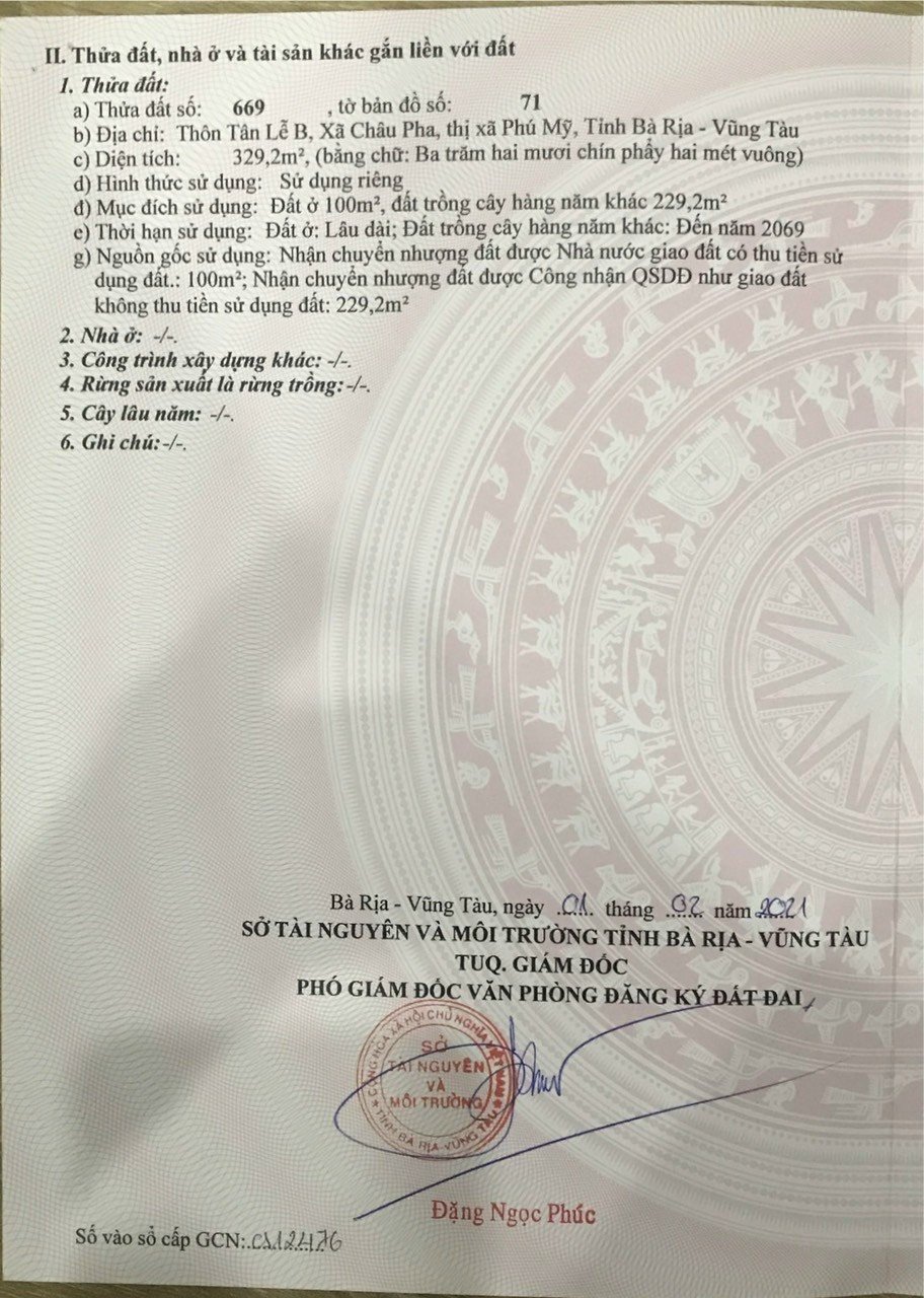 đất nền phú mỹ