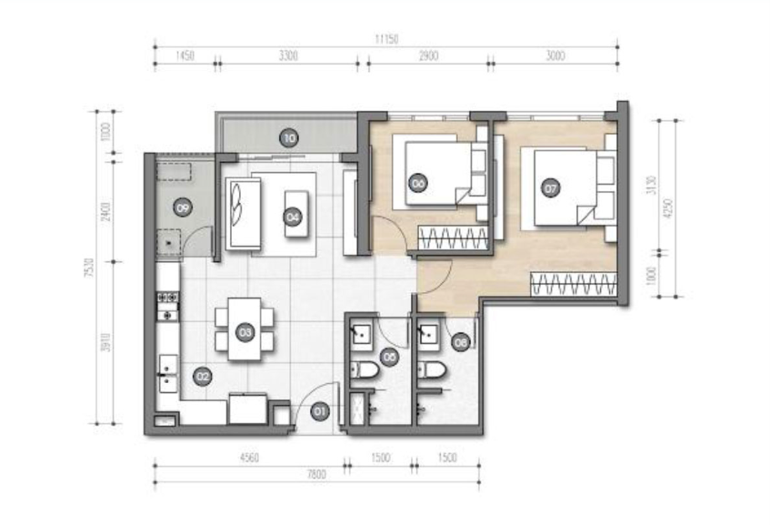 Mặt bằng Palm River