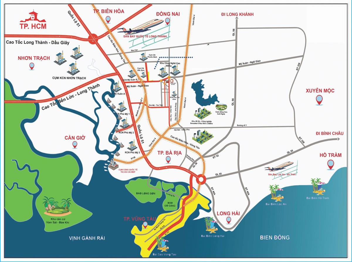 Liên kết vùng đường Độc Lập ( một đoạn quốc lộ 51)