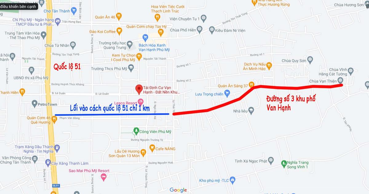 Vị trí đường Số 3 Vạn Hạnh