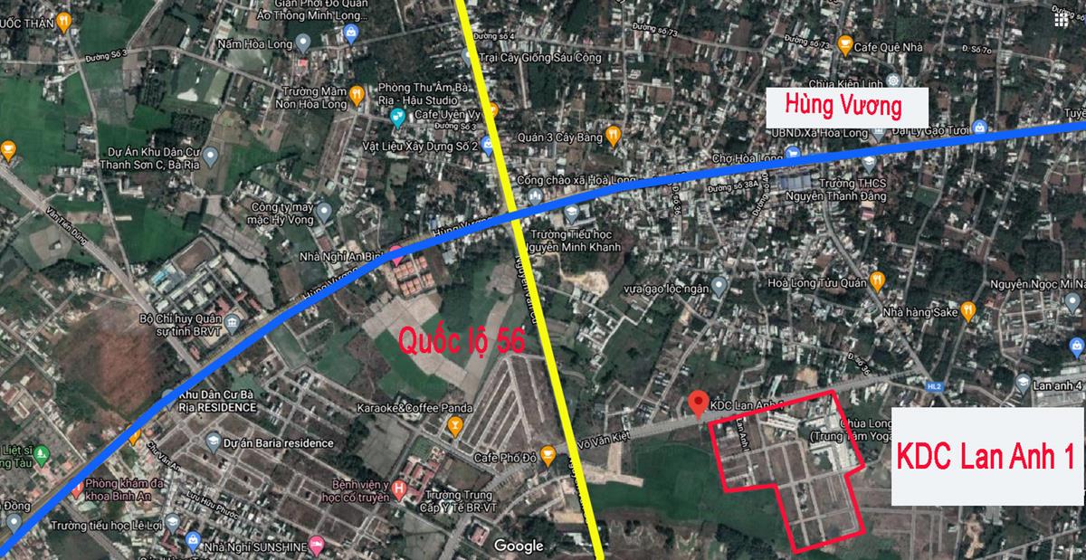 Vị trí khu dân cư Lan Anh 1